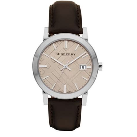 burberry fawn dial brown leather mens watch bu9011|Burberry The City Fawn Dial Brown Leather Strap Watch for Men.